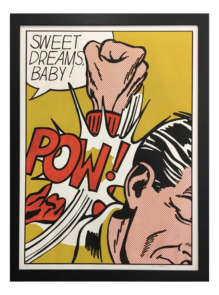 Sweet Dreams Baby by Roy Lichtenstein, Classic Modern Artwork, 16x12