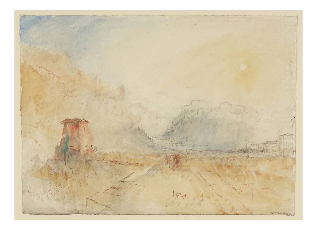 Swiss Fortress, 1830s by John Mallord William Turner RA