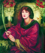 Sybylla Palmifera, 1866-70 by Dante Gabriel Rossetti, pre-Raphaelite artist, 16x12" (A3) Poster