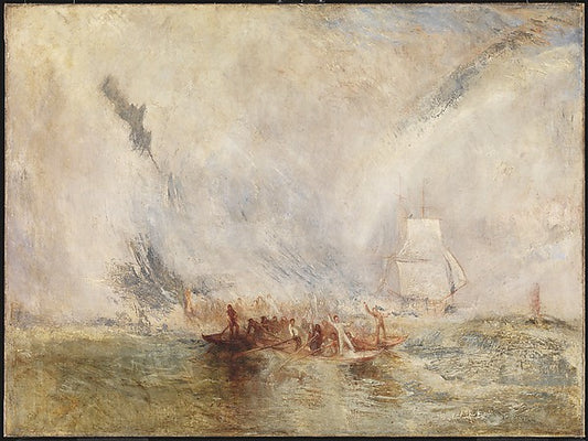 Joseph Mallord William Turner:Whalers c1845-16x12"(A3) Poster