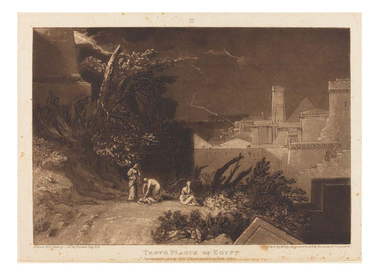 Tenth Plague of Egypt, 1816 by John Mallord William Turner RA