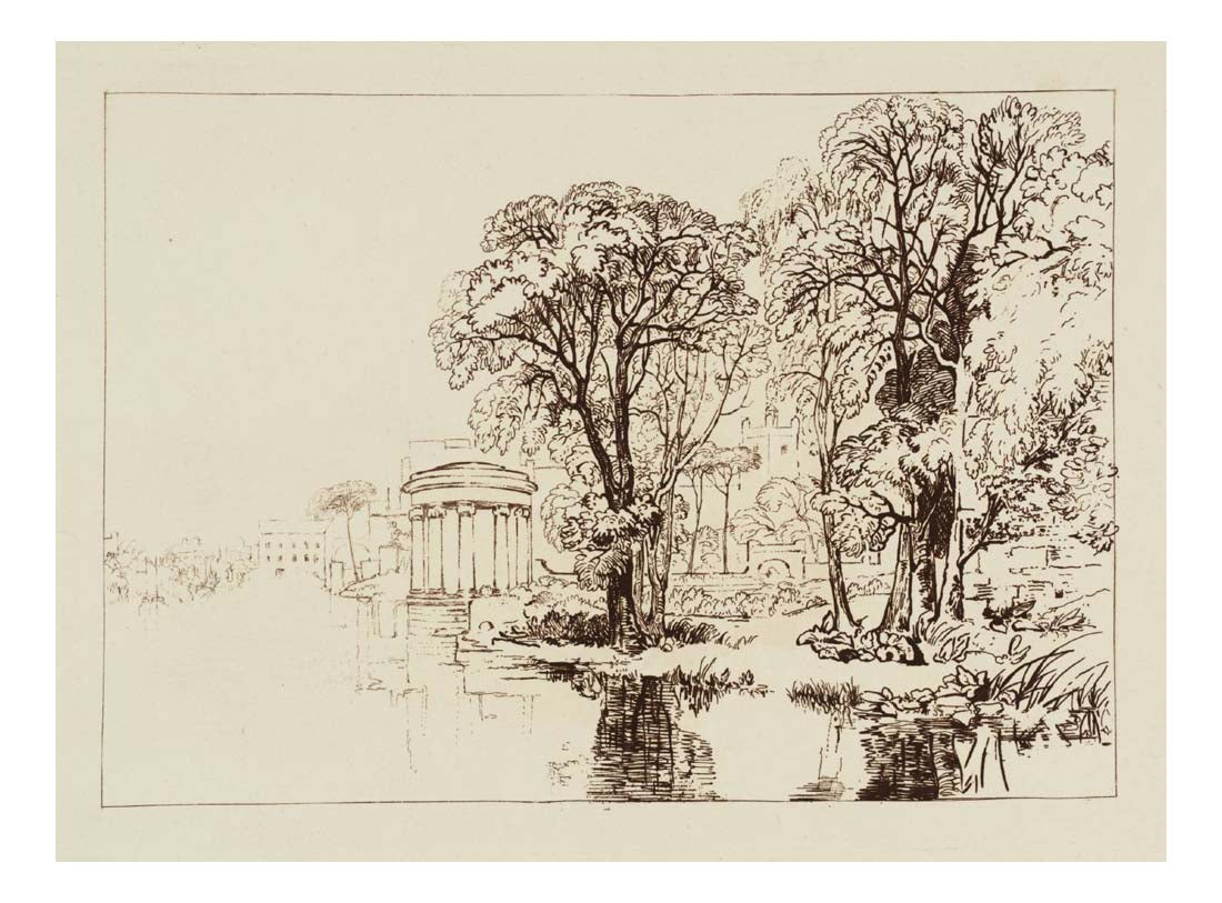 The Alcove, Isleworth, 1819 02 by John Mallord William Turner RA, 12x8"(A4) Poster