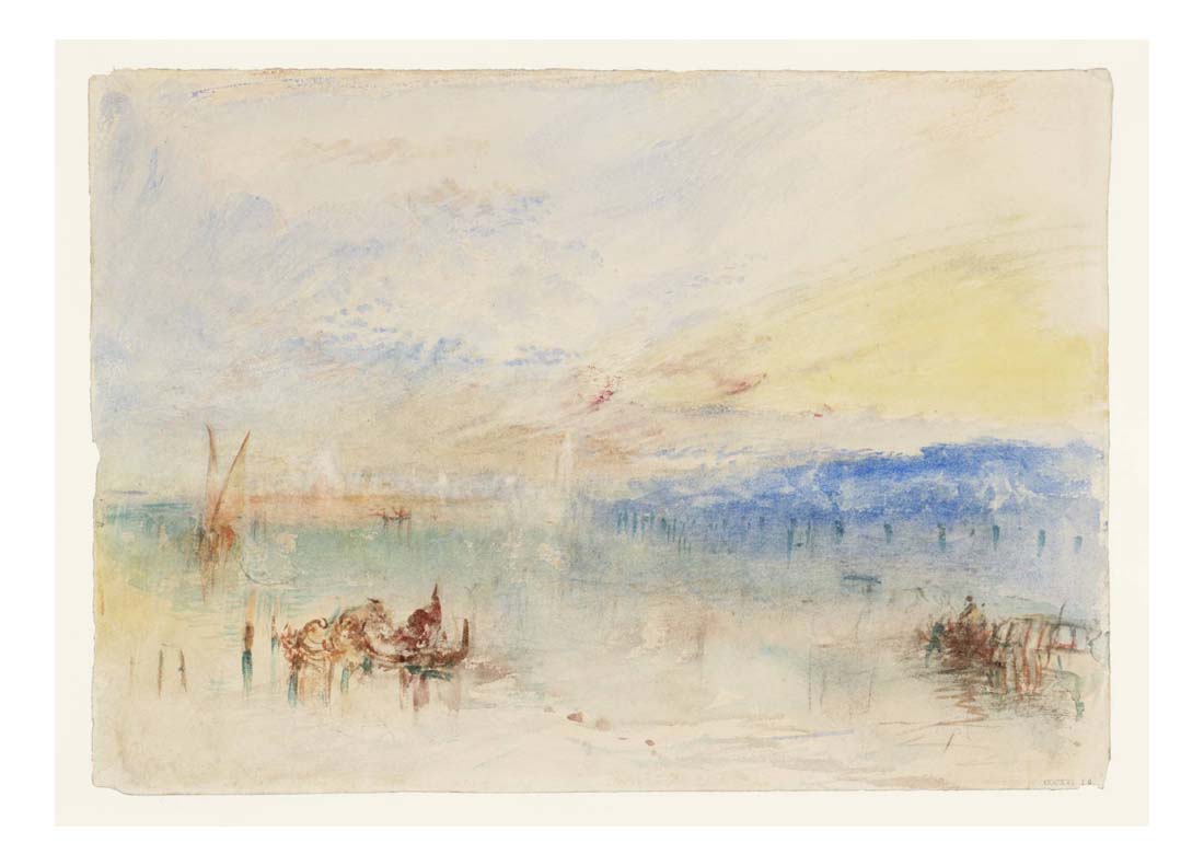 The Approach to Venice, 1840 by John Mallord William Turner RA, 12x8"(A4) Poster
