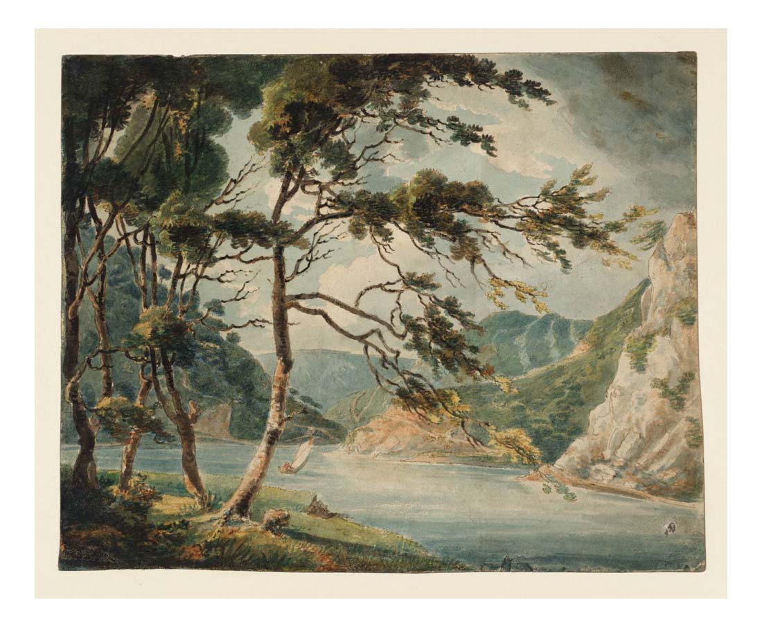 The Avon near Wallis's Wall, 1791 by John Mallord William Turner RA, 12x8"(A4) Poster