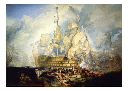 The Battle of Trafalgar, 21 October 1805, 1823-24 by John Mallord William Turner RA