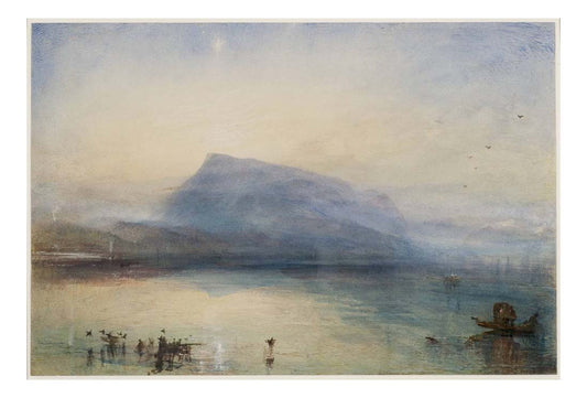 The Blue Rigi, Sunrise, 1842 by John Mallord William Turner RA, 12x8"(A4) Poster