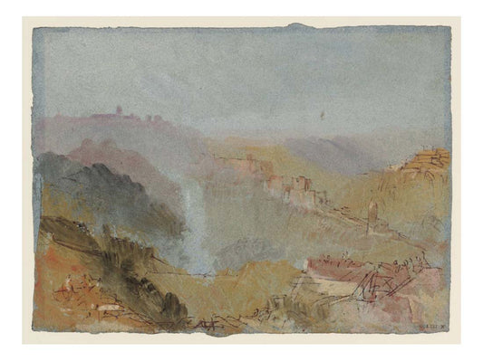 The Bock, Luxembourg, 1839_1 by John Mallord William Turner RA, 12x8"(A4) Poster