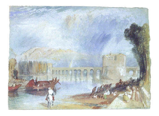 The Bridge of Meulan, 1833 by John Mallord William Turner RA