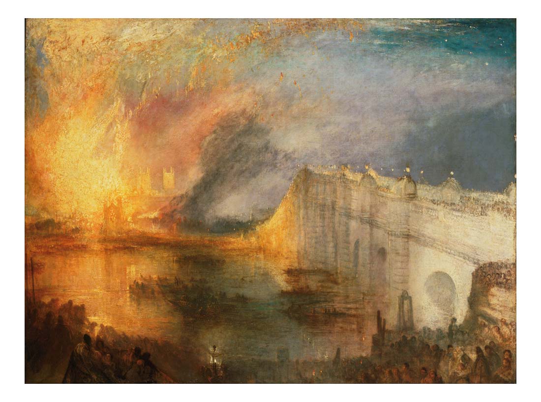 The Burning of the Houses of Lords and Commons, 16th October 1834, 1835 by John Mallord William Turner RA