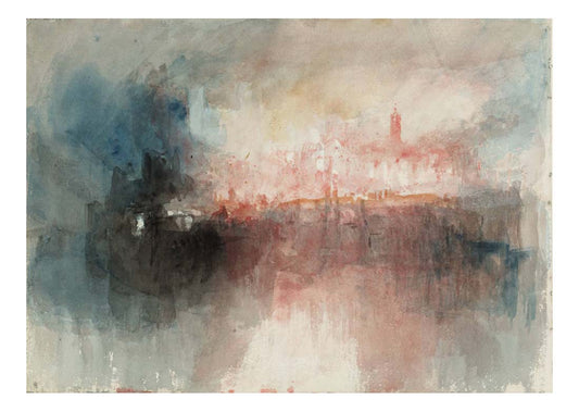 The Burning of the Houses of Parliament, Colour Study, 1834 01 by John Mallord William Turner RA