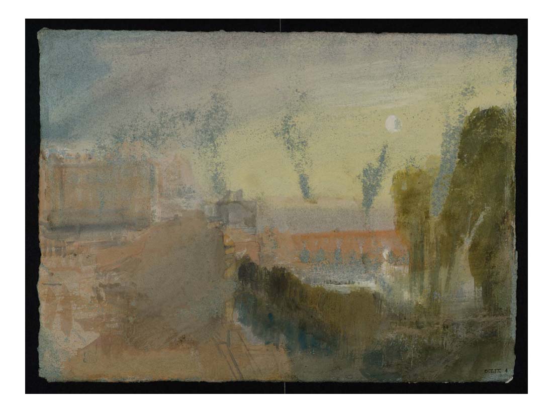 The Chateau of St-Cloud, with the Bridge Beyond, 1833 by John Mallord William Turner RA, 12x8"(A4) Poster