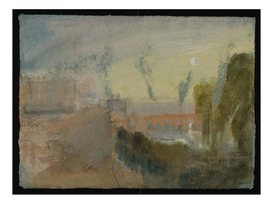 The Chateau of St-Cloud, with the Bridge Beyond, 1833 by John Mallord William Turner RA, 12x8"(A4) Poster