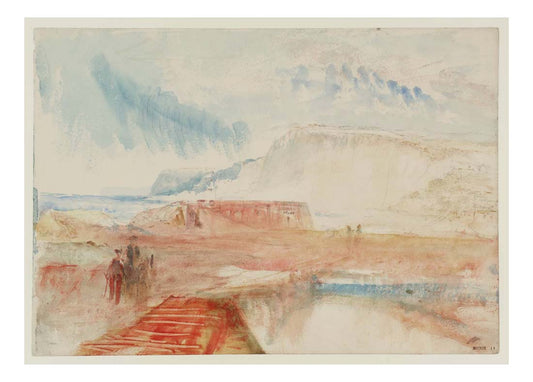 The Cliffs at Mers-les-Bains, from Le Treport, 1845 by John Mallord William Turner RA