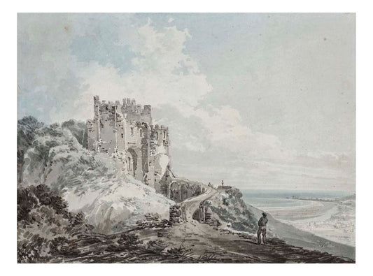 The Constable's Tower, Dover Castle by John Mallord William Turner RA, 12x8"(A4) Poster