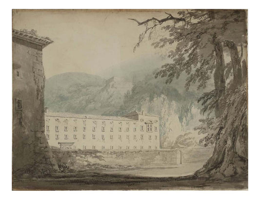 The Convent of Vallombrosa, 1797 by John Mallord William Turner RA, 12x8"(A4) Poster