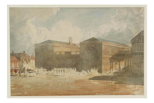 The Council Rooms, Salisbury, 1800 by John Mallord William Turner RA, 12x8"(A4) Poster