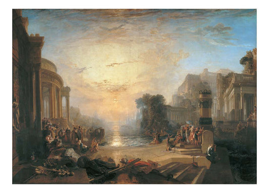 The Decline of the Carthaginian Empire, 1817 by John Mallord William Turner RA, 12x8"(A4) Poster
