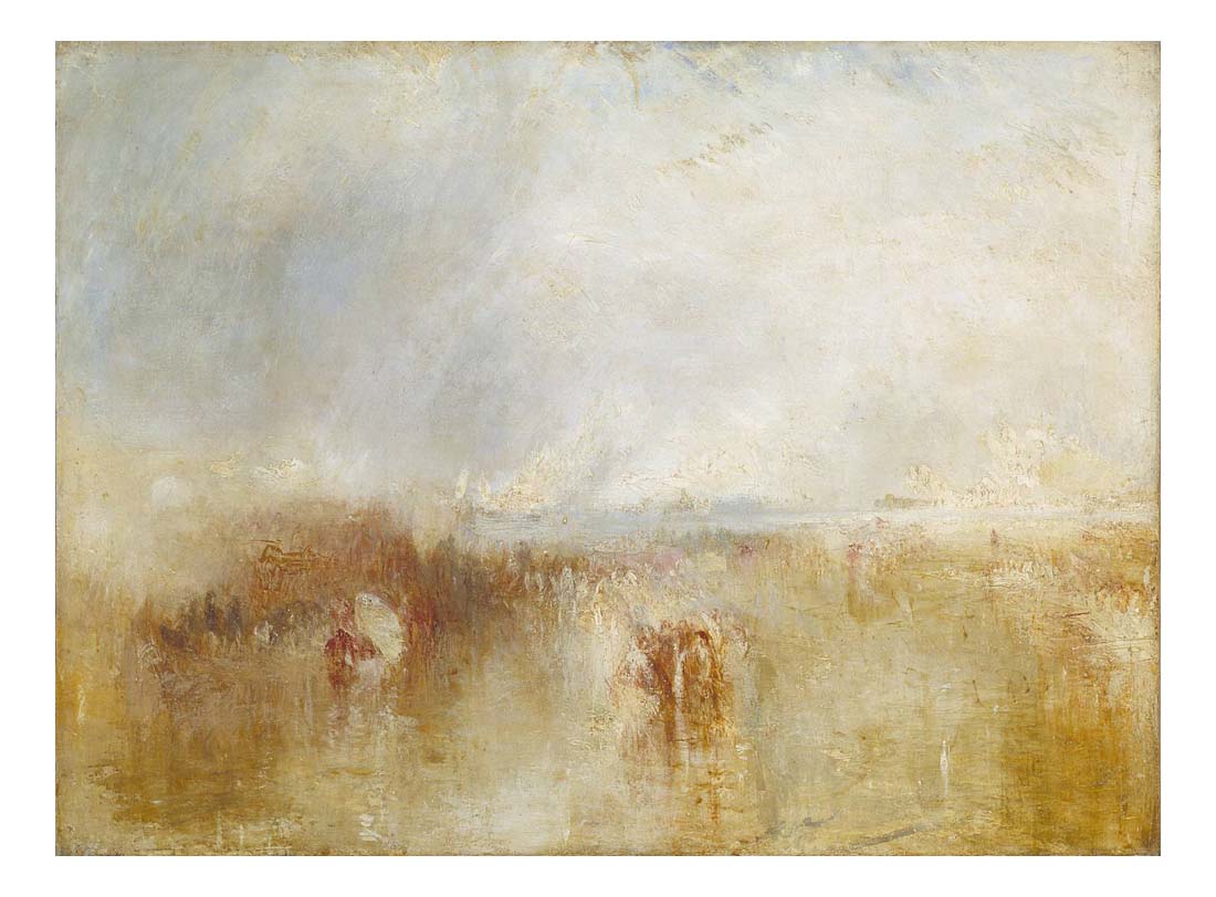 The Disembarkation of Louis-Philippe at Portsmouth, 8 October 1844 by John Mallord William Turner RA, 12x8"(A4) Poster