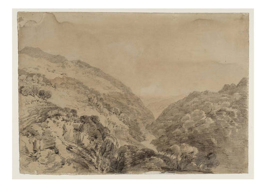 The Entrance to Glen Lyon (near MacGregor's Leap), 1801 by John Mallord William Turner RA, 12x8"(A4) Poster