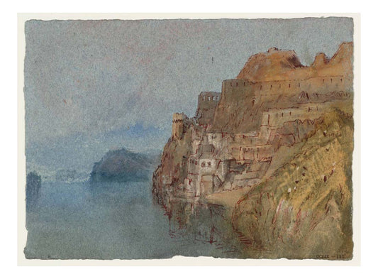 The Folies-Siffait from the East, 1826-28 by John Mallord William Turner RA, 12x8"(A4) Poster