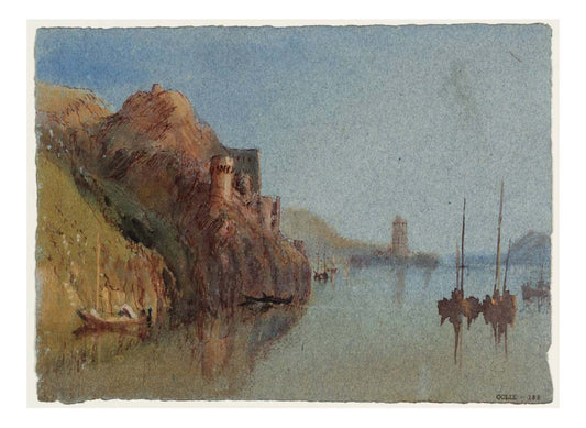 The Folies-Siffait, with Oudon beyond, from the West, 1826-28 by John Mallord William Turner RA