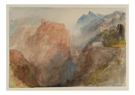 The Fort of L'Esseillon, Val de la Maurienne, France, 1836 by John Mallord William Turner RA