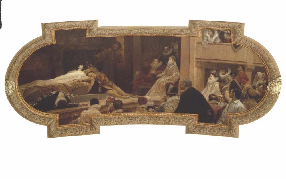 The Globe Theatre in London - Gustav Klimt - 1888, 16x12" (A3) Poster Print