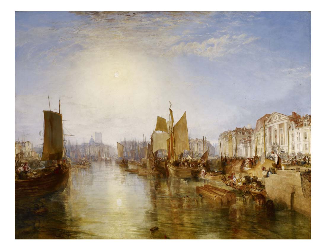 The Harbor of Dieppe, 1826 by John Mallord William Turner RA