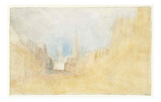 The High Street, Oxford, 1820-25 by John Mallord William Turner RA