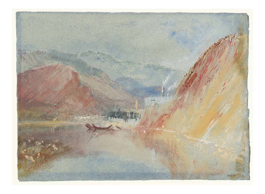 The Iron Forges of Quint, 1839 by John Mallord William Turner RA, 12x8"(A4) Poster