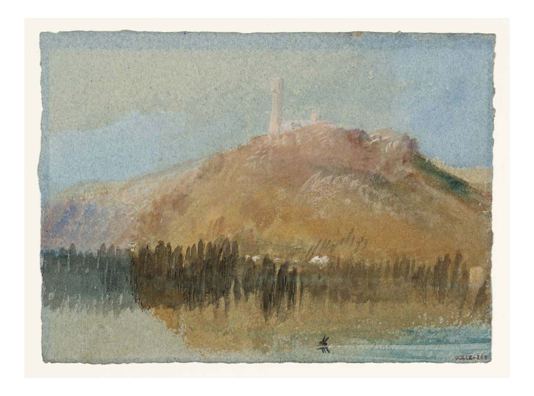 The Lantern of Roche-Corbon, near Tours, 1826-28 by John Mallord William Turner RA, 12x8"(A4) Poster