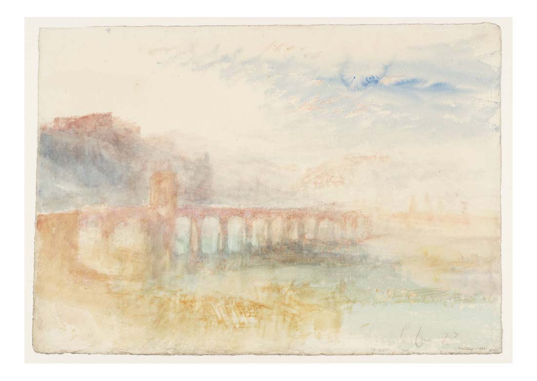 The Mosel Bridge at Coblenz, 1841-42 by John Mallord William Turner RA
