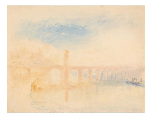 The Moselle Bridge, Coblenz, 1842 by John Mallord William Turner RA