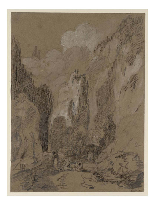 The Pic de l'Oeillette, Gorges du Guiers Mort, Grande Chartreuse, 1802 by John Mallord William Turner RA