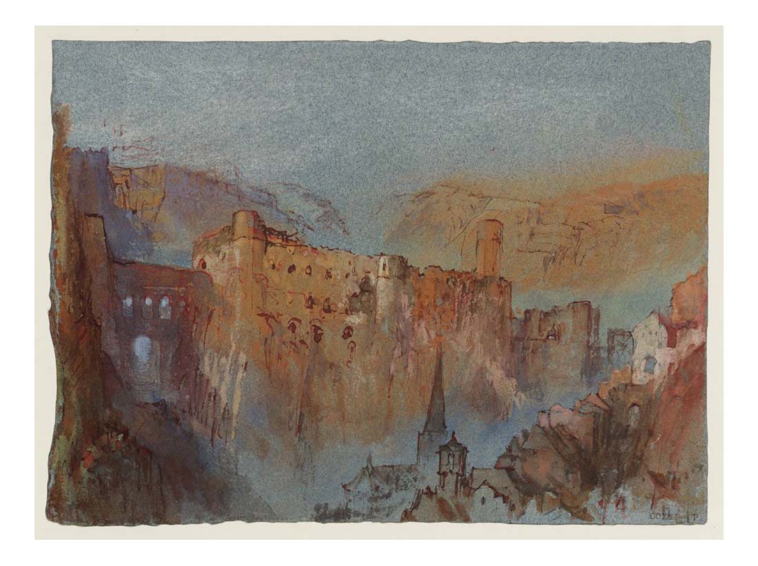 The Pont du Chateau and the Bock, Luxembourg, 1839 by John Mallord William Turner RA