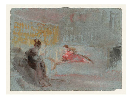 The Red Lady on a Couch, 1827 by John Mallord William Turner RA