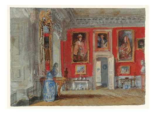 The Red Room, 1827 by John Mallord William Turner RA