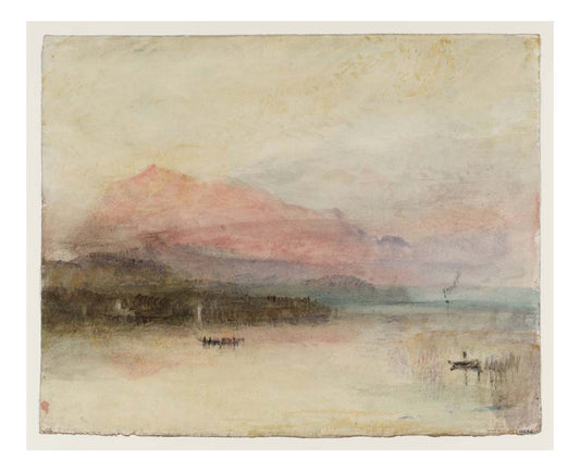 The Rigi - Last Rays, 1841-42 by John Mallord William Turner RA, 12x8"(A4) Poster