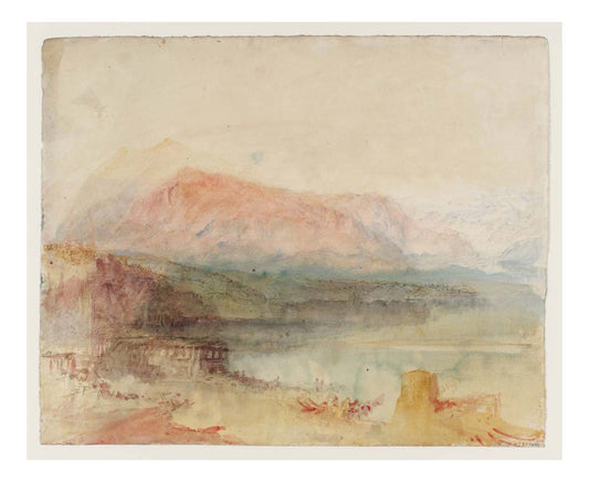 The Rigi from Kussnacht, 1841-42 by John Mallord William Turner RA, 12x8"(A4) Poster