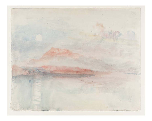 The Rigi with the Rising Moon, 1841-44 by John Mallord William Turner RA