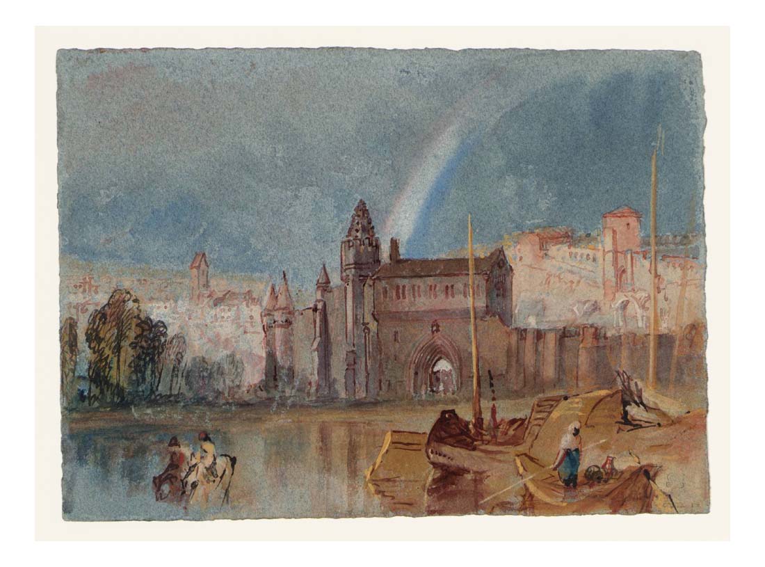 The Ruined Abbey of Marmoutier, near Tours, 1826-28 by John Mallord William Turner RA