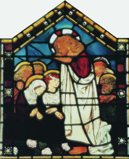 The Sermon on the Mount, 1862 by Dante Gabriel Rossetti, pre-Raphaelite artist, 12x8" (A4) Poster