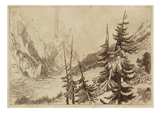 The Source of the Arveron, 1816 by John Mallord William Turner RA