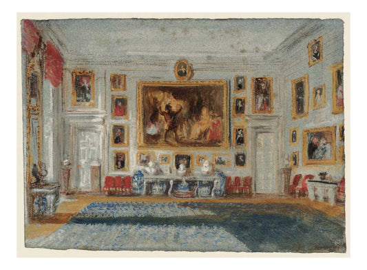 The South Wall of the Square Dining-Room, 1827 by John Mallord William Turner RA