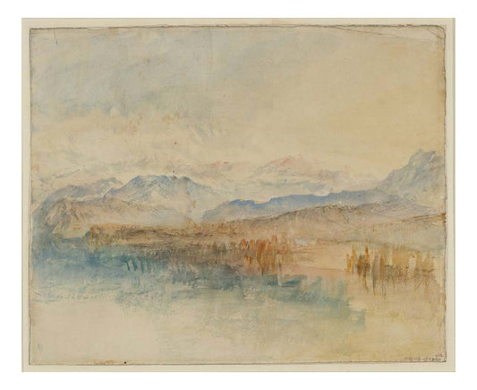 The Stanzstadt Mountains, 1830s by John Mallord William Turner RA
