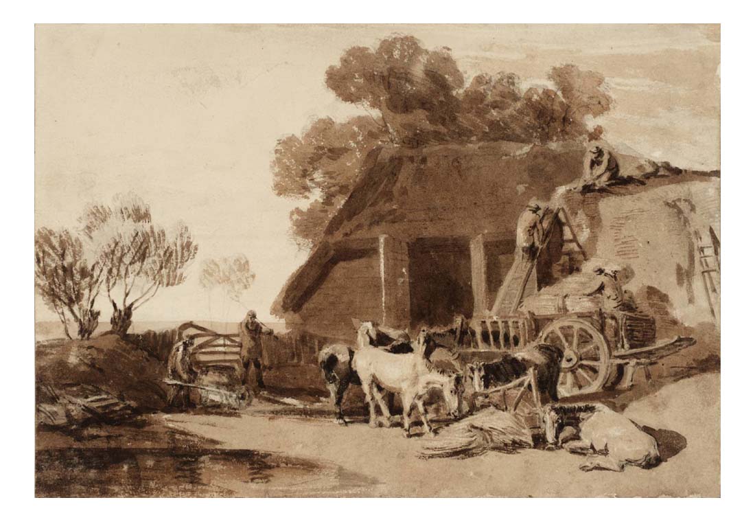 The Straw Yard, 1806-07 by John Mallord William Turner RA
