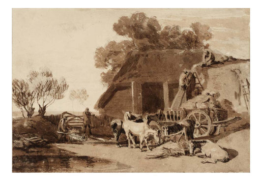 The Straw Yard, 1806-07 by John Mallord William Turner RA