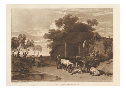 The Straw Yard, 1808 by John Mallord William Turner RA