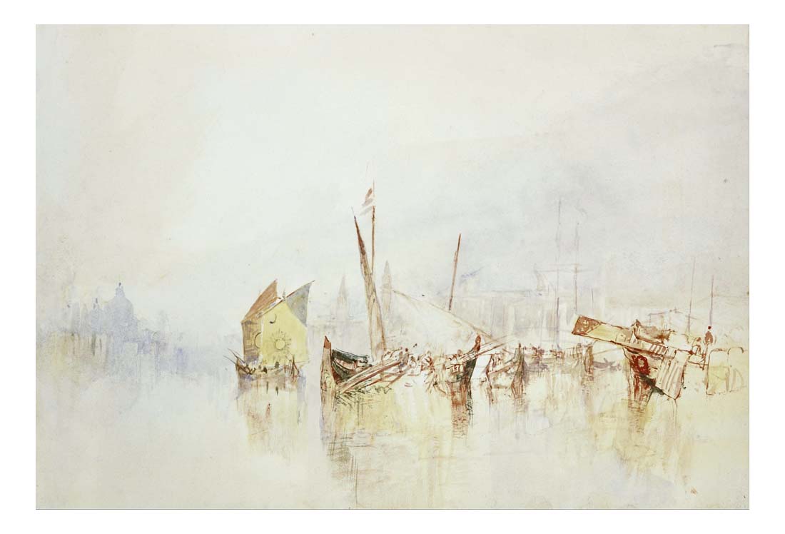The Sun of Venice, 1840 by John Mallord William Turner RA, 12x8"(A4) Poster