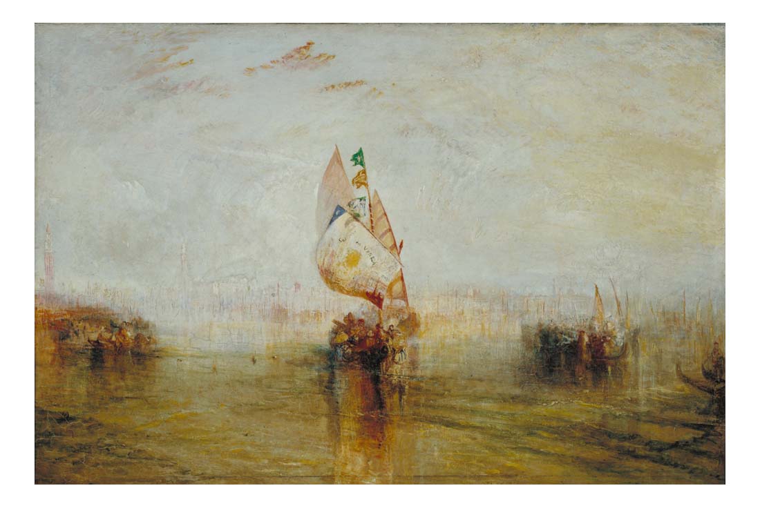 The Sun of Venice Going to Sea, 1843 by John Mallord William Turner RA, 12x8"(A4) Poster